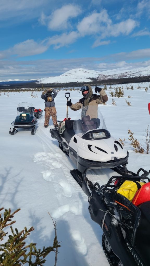 Snowmobile Hunting in Alaska